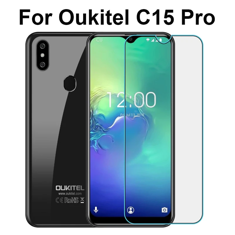 

Закаленное стекло для Oukitel C15 профессиональная защитная пленка, взрывозащищенное Защитное стекло для Oukitel C15 Pro, закаленное стекло 9H 2.5D
