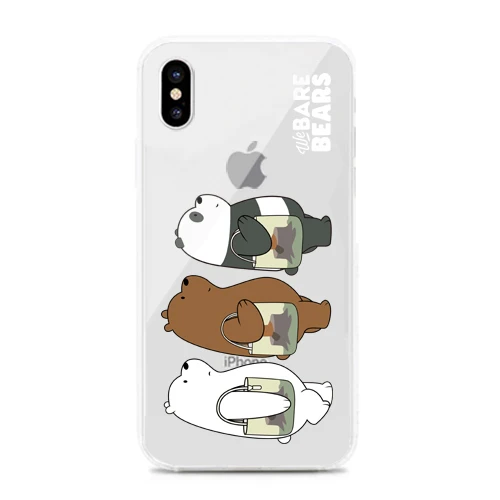 Горячий Мы Голые Медведи мягкий чехол для телефона для iPhone XS Max чехол милый мультяшный медведь для iPhone 6 6s 7 8 Plus X XR XS Max чехол - Цвет: style-4