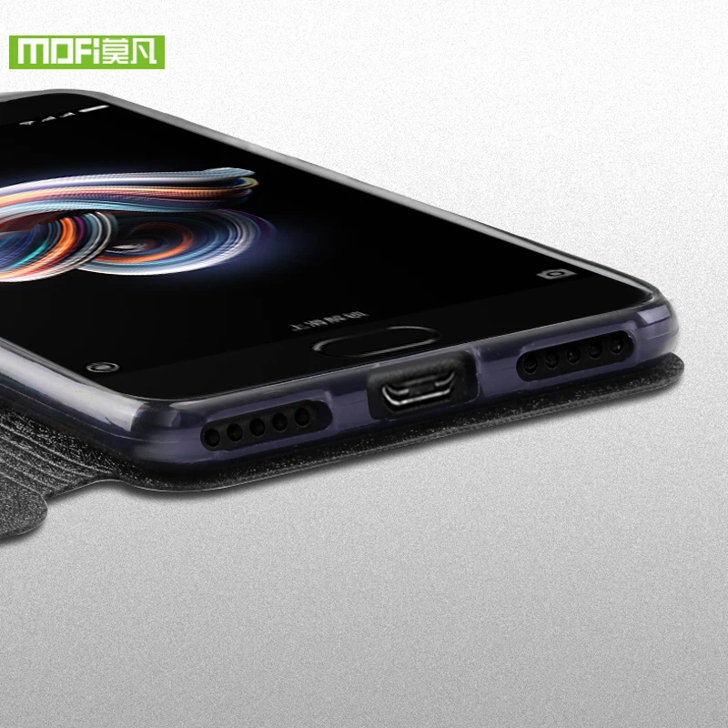 Чехол Mofi для Xiaomi Mi Note 3 чехол Pro силиконовый роскошный флип Оригинальный