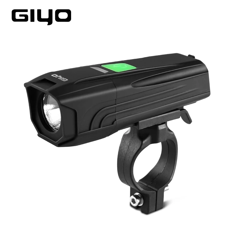 Светодиодный передний фонарь GIYO T6 для велосипеда зарядсветильник через USB мощный