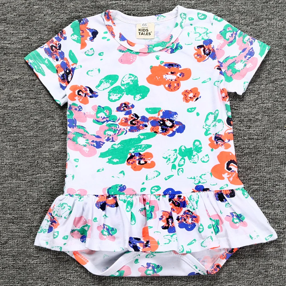 Женское летнее платье слайдер с коротким рукавом и цветочным принтом|bebe summer|newborn