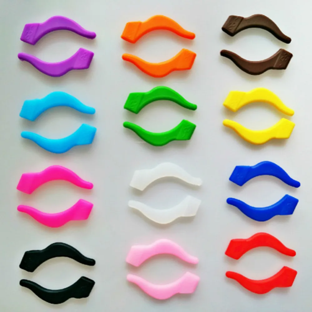 HitTime модные новые силиконовые очки держатель ушные крючки замки Нескользящая