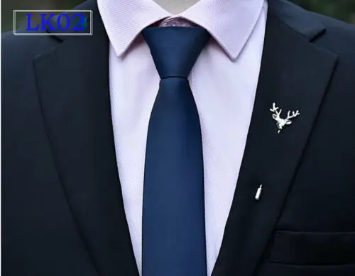 

The United Kingdom Men Fashion Zipper Tie Wedding Party Formal Business Necktie