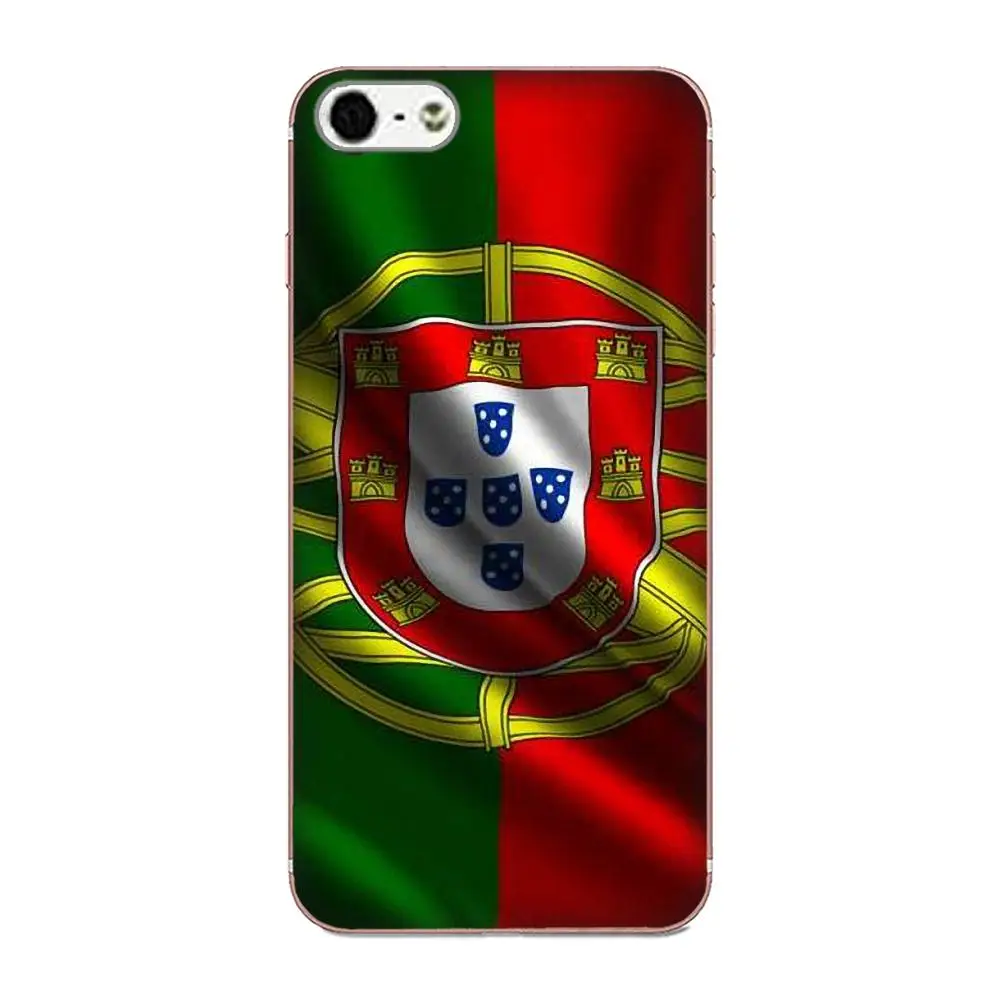 as picture Мягкий Силиконовый ТПУ прозрачный Капа Coque для Apple iPhone 4 4S 5 5C 5S SE 6 6 S 7 8 плюс X XS Max XR флаг Португалии - Цвет: as picture