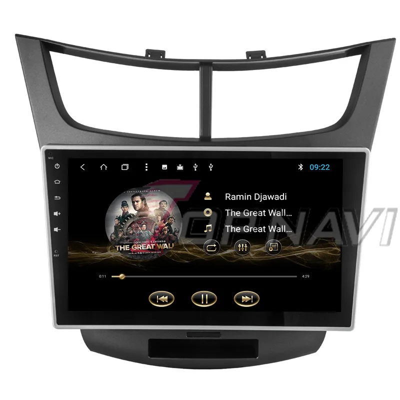 Автомобильный DVD плеер Buit in 32G 10 1 ''Android 8 для Chevrolet Sail 3 2015 Topnavi Автомобильные MP3 MP4