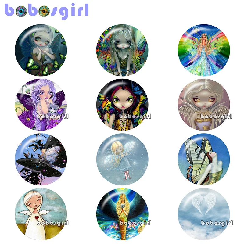 Женские круглые ювелирные украшения Elf angel girls в виде крыльев | Украшения и