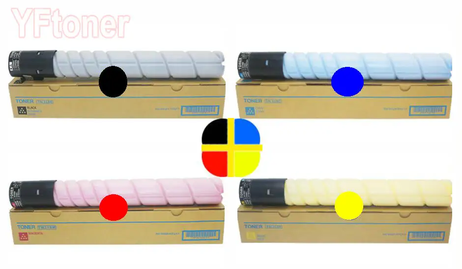 YFtoner тонер картридж для konica Minolta TN216 TN319 Bizhub C220 C280 C360 C7722 C7728 части копира|toner