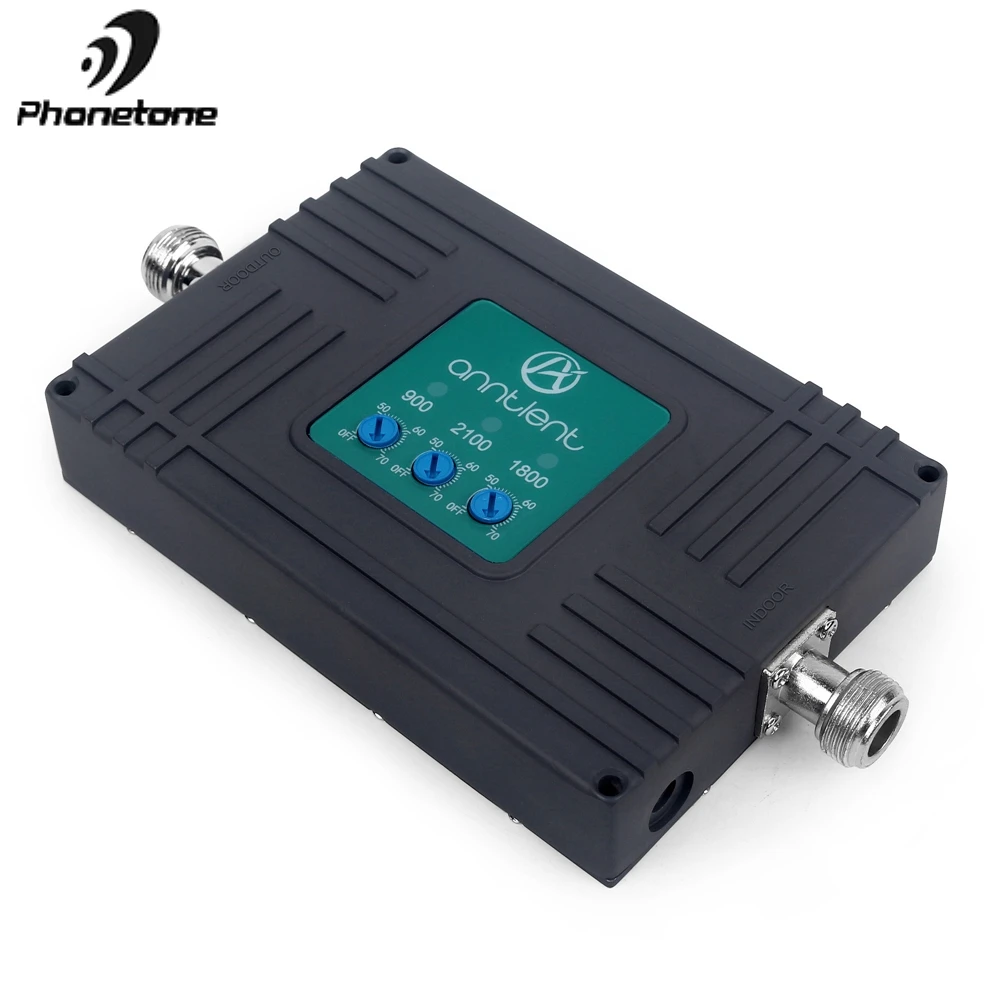 Усилитель сигнала 4G Сотовый усилитель WCDMA UMTS LTE 2G 850 1800 2100 MHZ трехполосный DCS