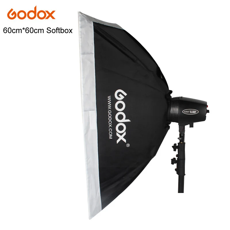 Godox 60x60 см 24x24 &quotстудийный софтбокс с универсальным креплением 98 мм для 250SDI 300SDI