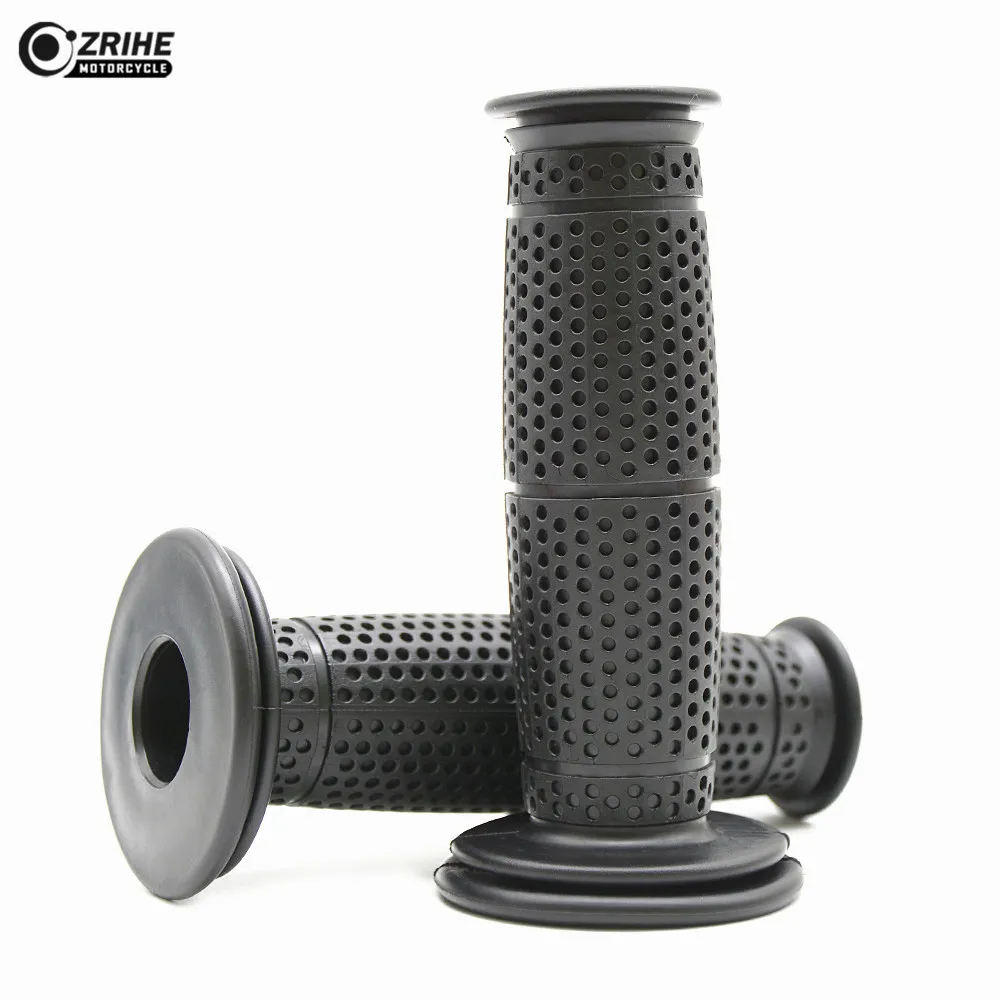 7/8'' 22mm Motorcycle Handle Grips Cafe Racer motorbike Vintage Handlebar grip for Honda RABER-CA250 GB400 CB550 VRX400 |