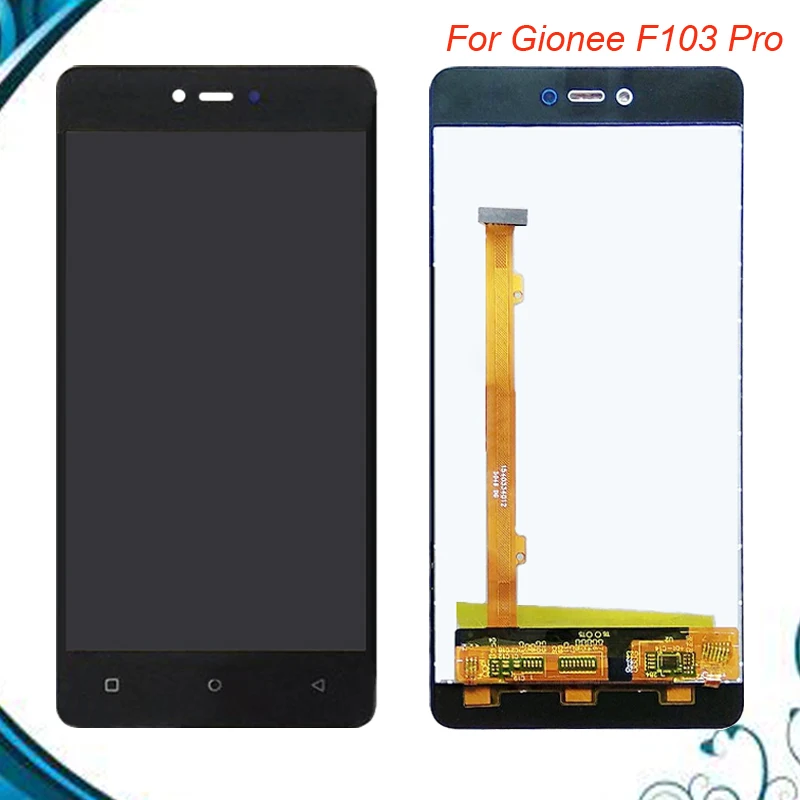 5 шт./лот черный белый золотой цвет для Gionee F103 pro Полный ЖК дисплей + сенсорный