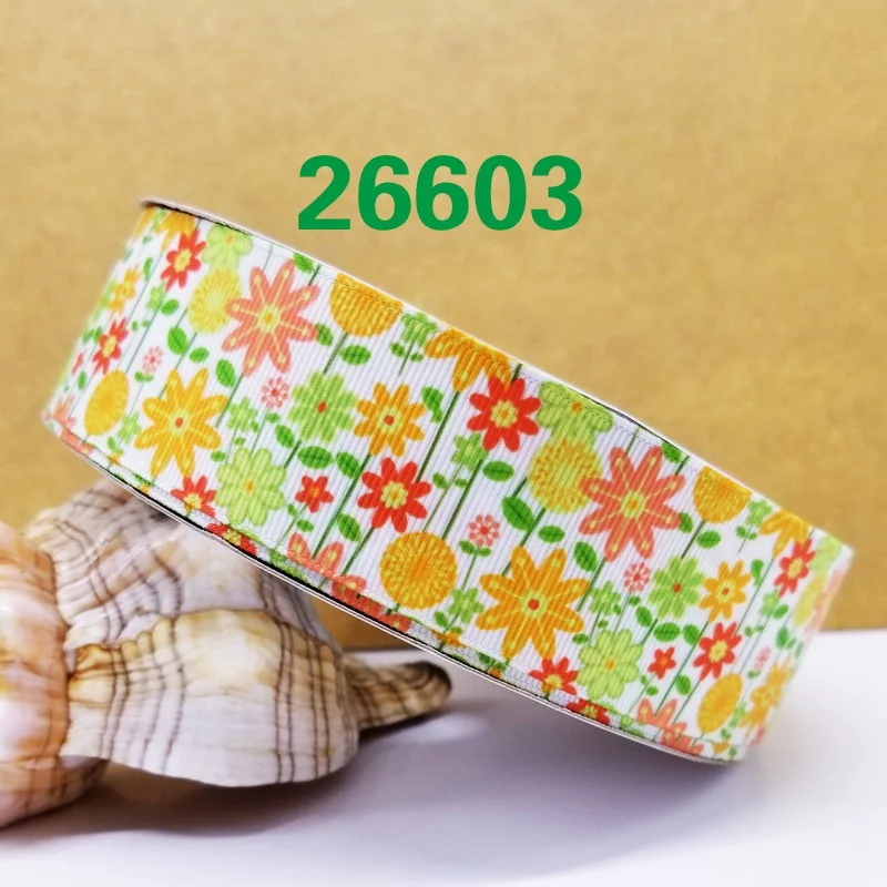 26603 Новое поступление ленты аксессуары для волос лента 10 ярдов напечатанные ленты 26574 - Цвет: 26603