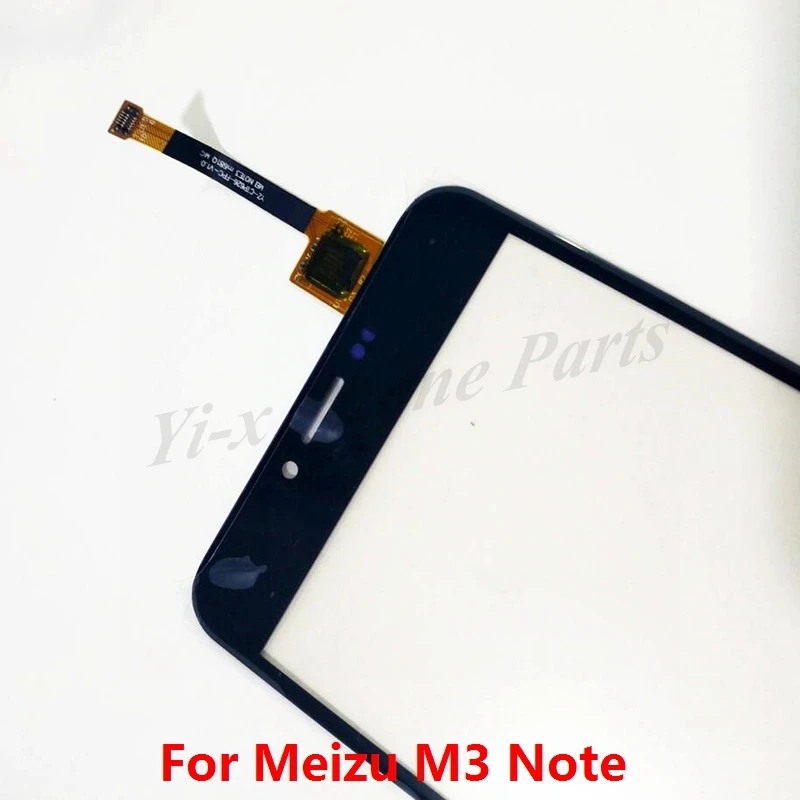 1 шт. сенсорная панель для Meizu M3 Note сенсорный экран дигитайзер Переднее стекло