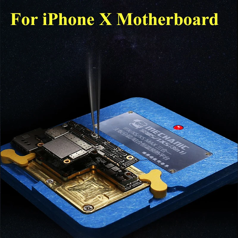 Паяльная станция интеллектуальная нагревательная платформа для iPhone X XS MAX материнская плата многослойный сепаратор инструменты для разборки