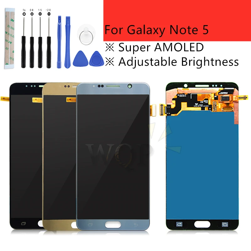 Для SAMSUNG Galaxy Note 5 ЖК-дисплей сенсорный экран панель дигитайзер Note5 N920A N9200 SM-N920 N920C