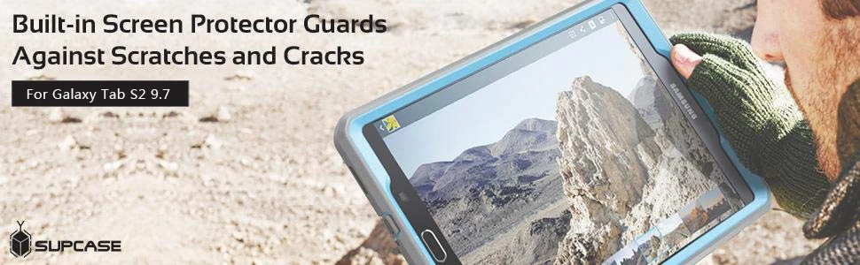 Для samsung Galaxy Tab S2 9,7 чехол SUP чехол UB Pro полный корпус Прочный гибридный защитный чехол со встроенной защитной пленкой