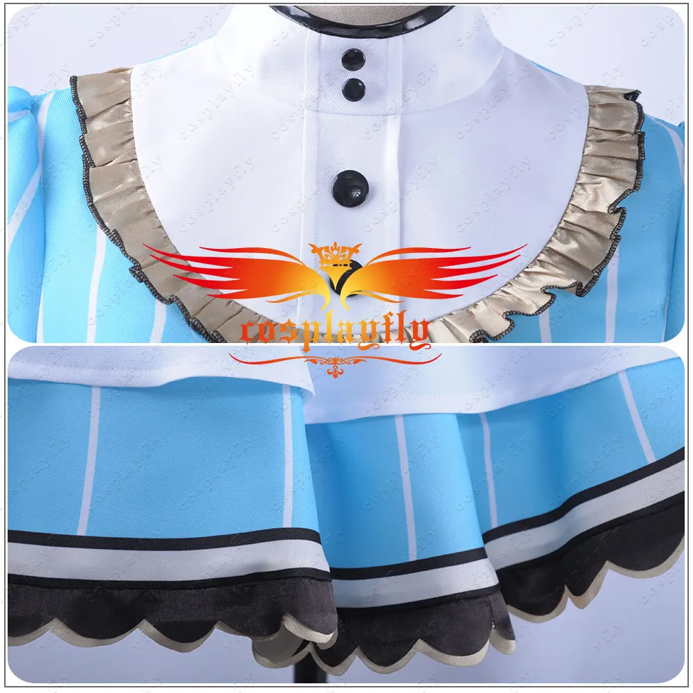 Аниме Love live вечерние чайные костюмы для косплея Ayase Eli костюм горничной синяя юбка