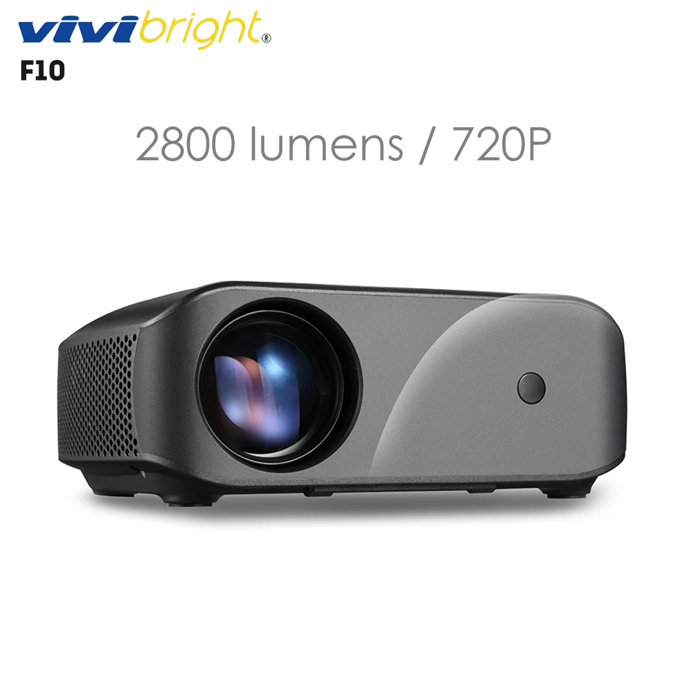Оригинальный VIVIBRIGHT F10 lcd домашний развлекательный видео проектор 2800 люмен 1280x720