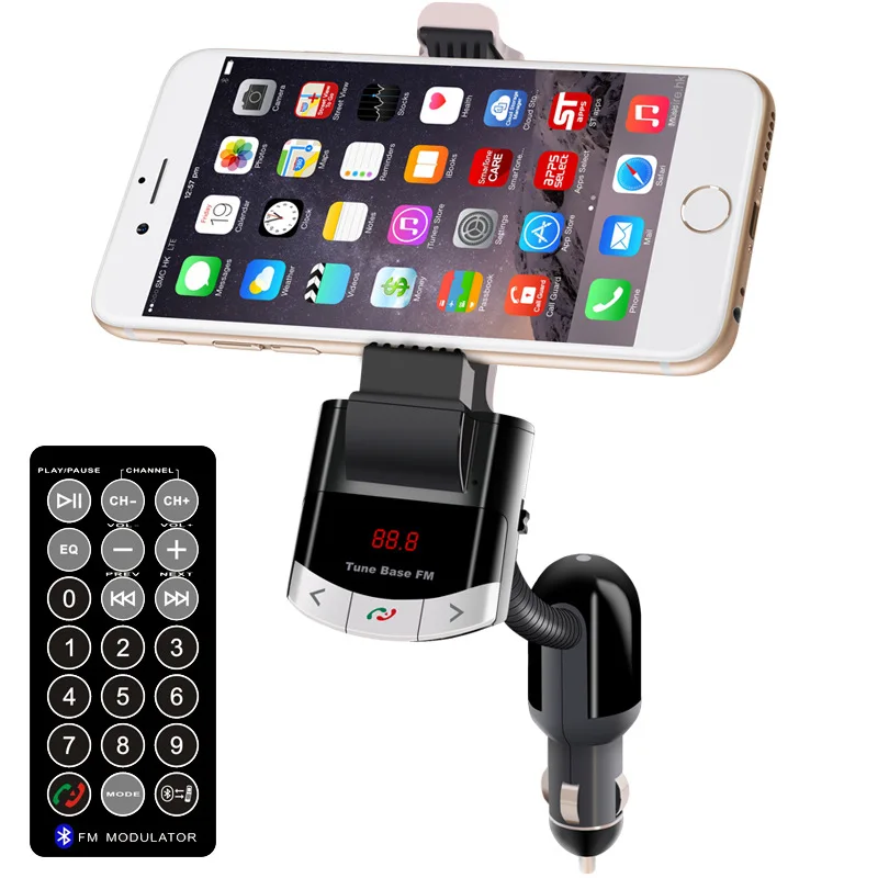 Универсальный Автомобильный Bluetooth Handsfree FM передатчик автомобильный комплект MP3