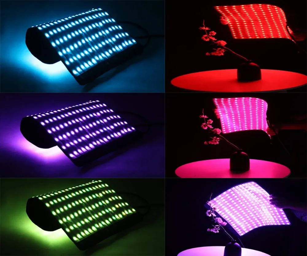 Falconeyes Roll Flex Series RX 718 100W RGB 2700 9999K LED Photo светильник с DMX 648pcs Flexible Photography Safety