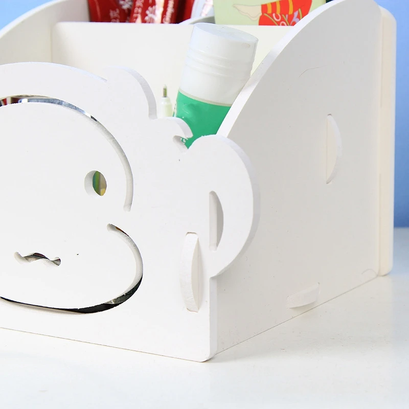 Сборочный настольный офисный Органайзер коробка для хранения ванная деревянная