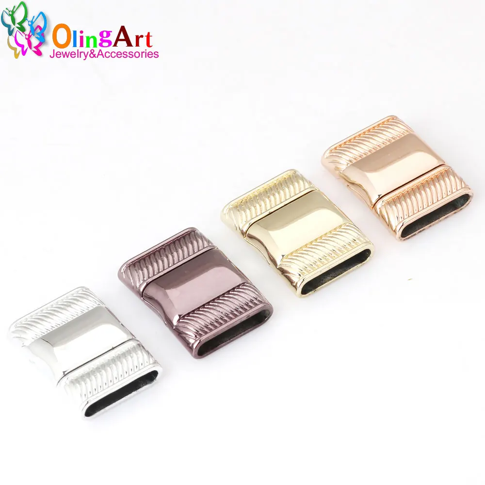 OlingArt 25*18 мм 4 шт./лот Магнитная застежка позолоченный KC/розовое