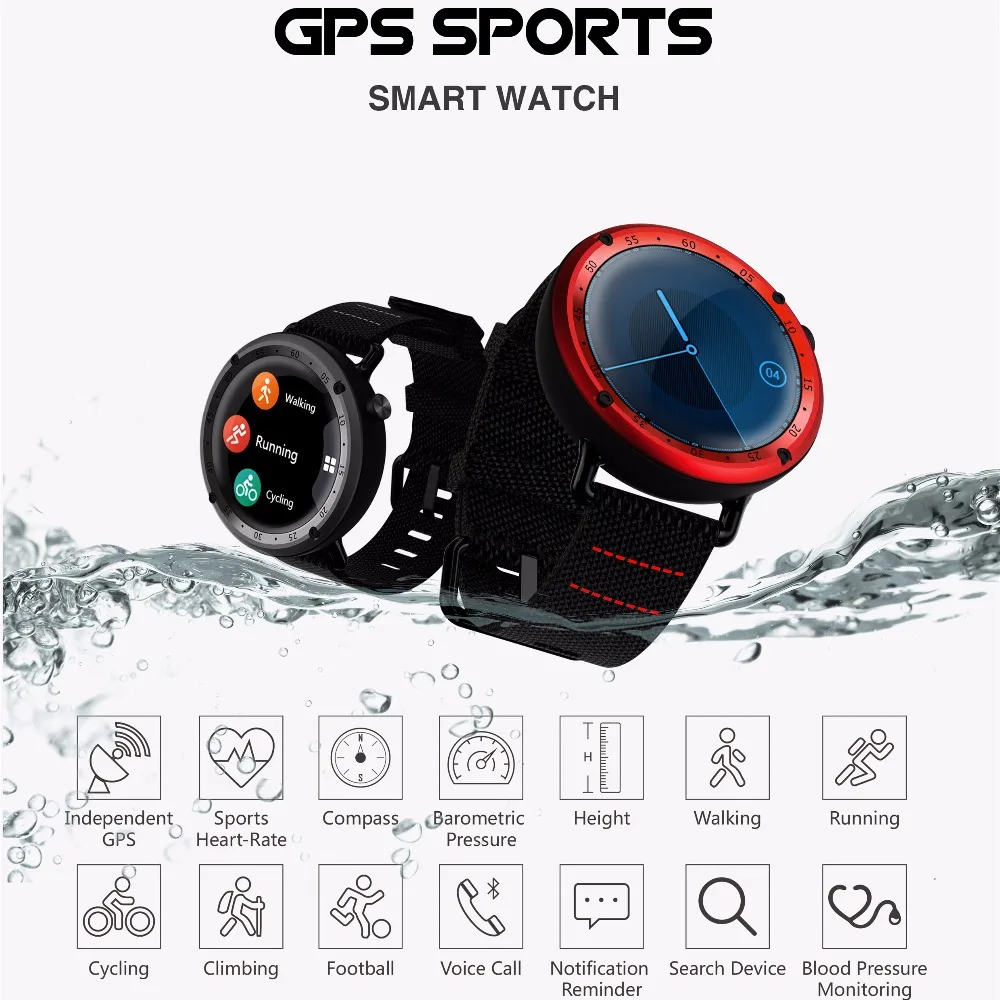 L19 PK LF22 Смарт часы для мужчин и женщин MTK2503 IP67 Водонепроницаемый gps крови Давление