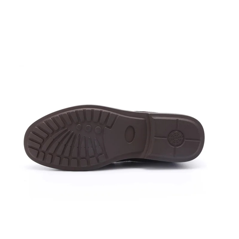 LINGGE обувь мужчины настоящая кожа туфли коричневый Оксфордская Кожаные свадебные