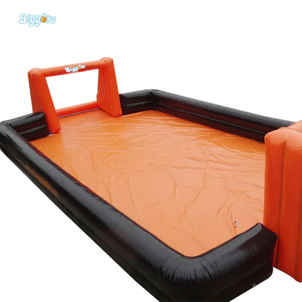 

Commercial Use Inflatable Football Field Inflatable Soap Field For Sports Games