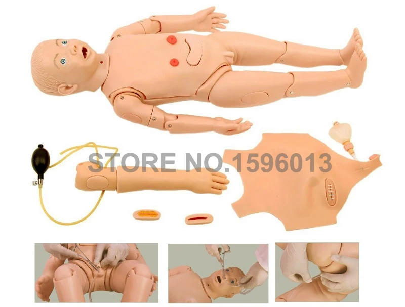 Full-functional 3-year-old Child Nursing Training Manikin Advanced Pediatric Care Dummy | Канцтовары для офиса и дома
