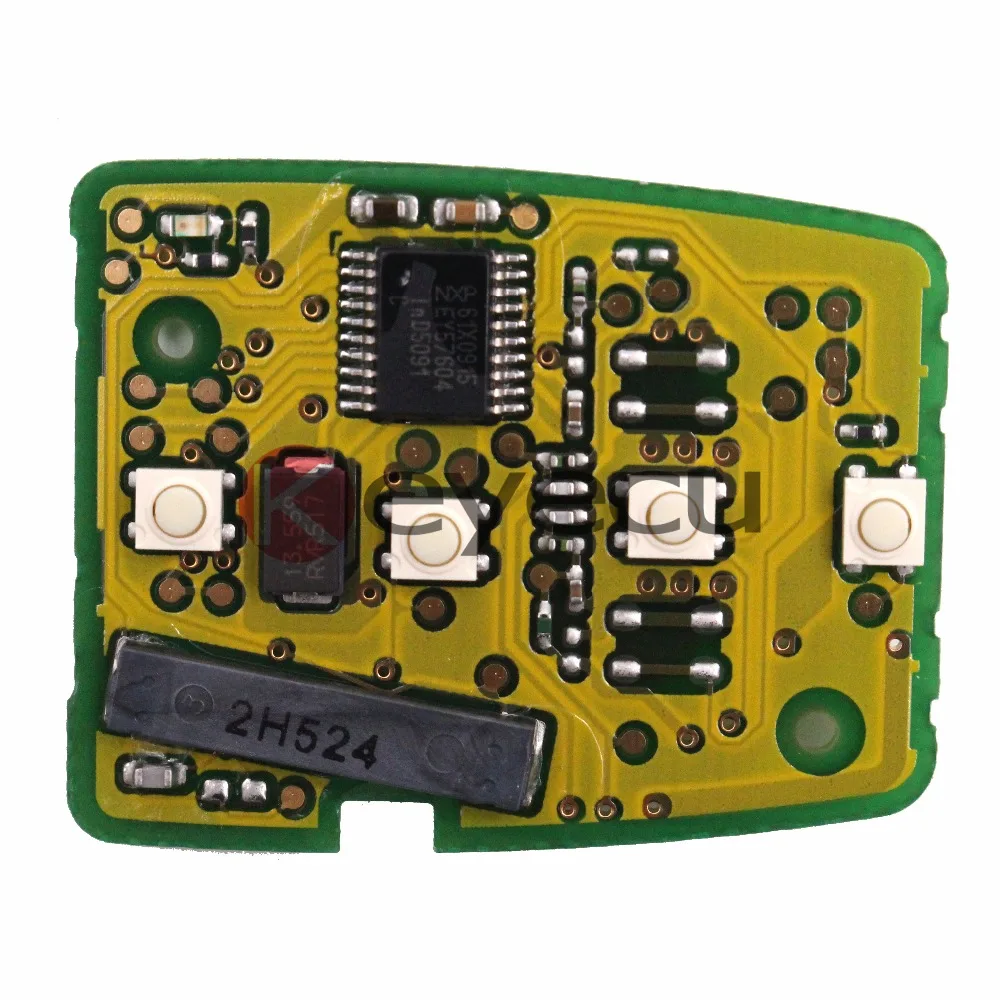 Keyecu НОВЫЙ UNCUT БЕСКЛЮЧЕВОЙ удаленного Ключи Fob 3 Button 433 мГц id47 для Honda Fit 2014|buttons
