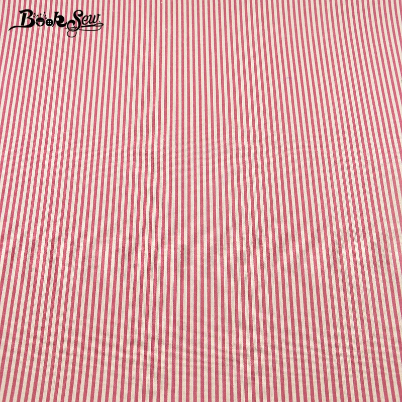 Тканевая ткань из хлопка и льна с красными полосками|cotton linen fabric|linen fabricfabric sewing |