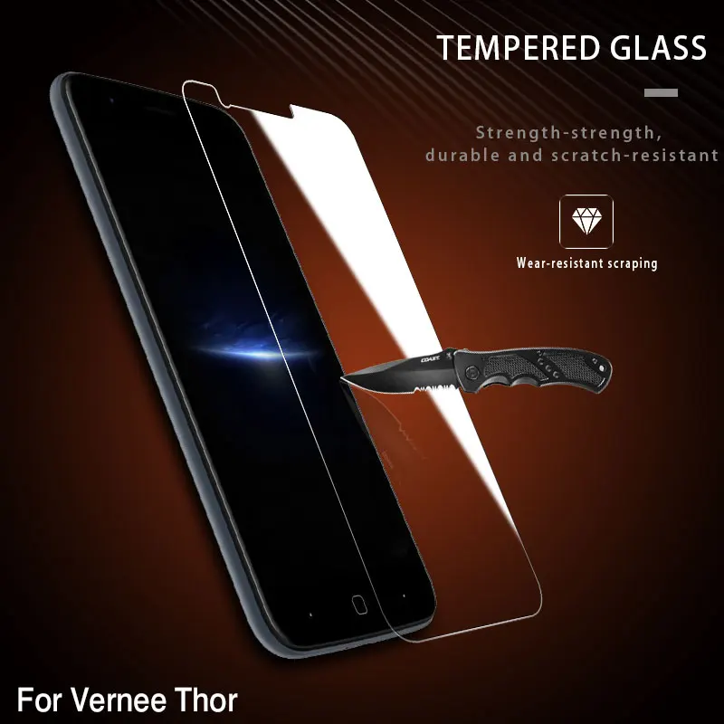 DyGod для vernee Thor закаленное Стекло 5 0 дюймов спереди Экран протектор фильм телефон