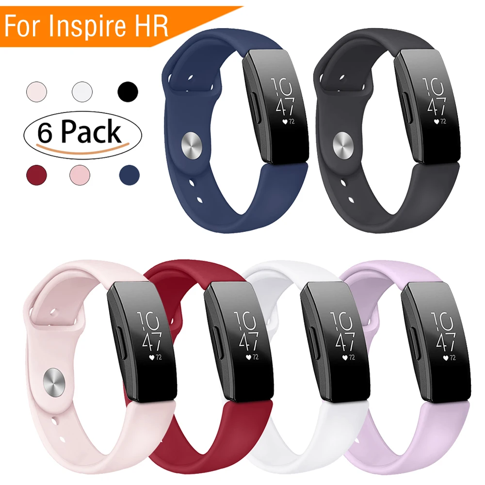Силиконовые ТПУ ремни для Fitbit Inspire HR Band смарт часы Браслет аксессуары спортивные