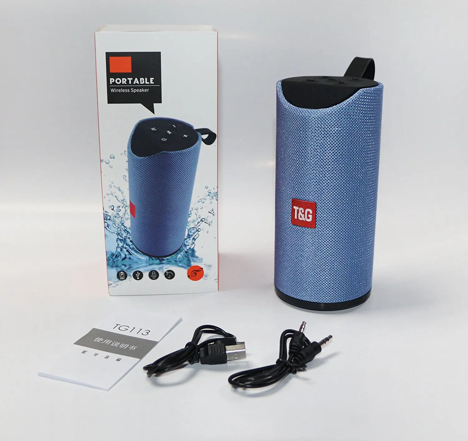 HBUDS TG113 Bluetooth низкозвуковой беспроводной тяжелый бас портативный телефон колонки
