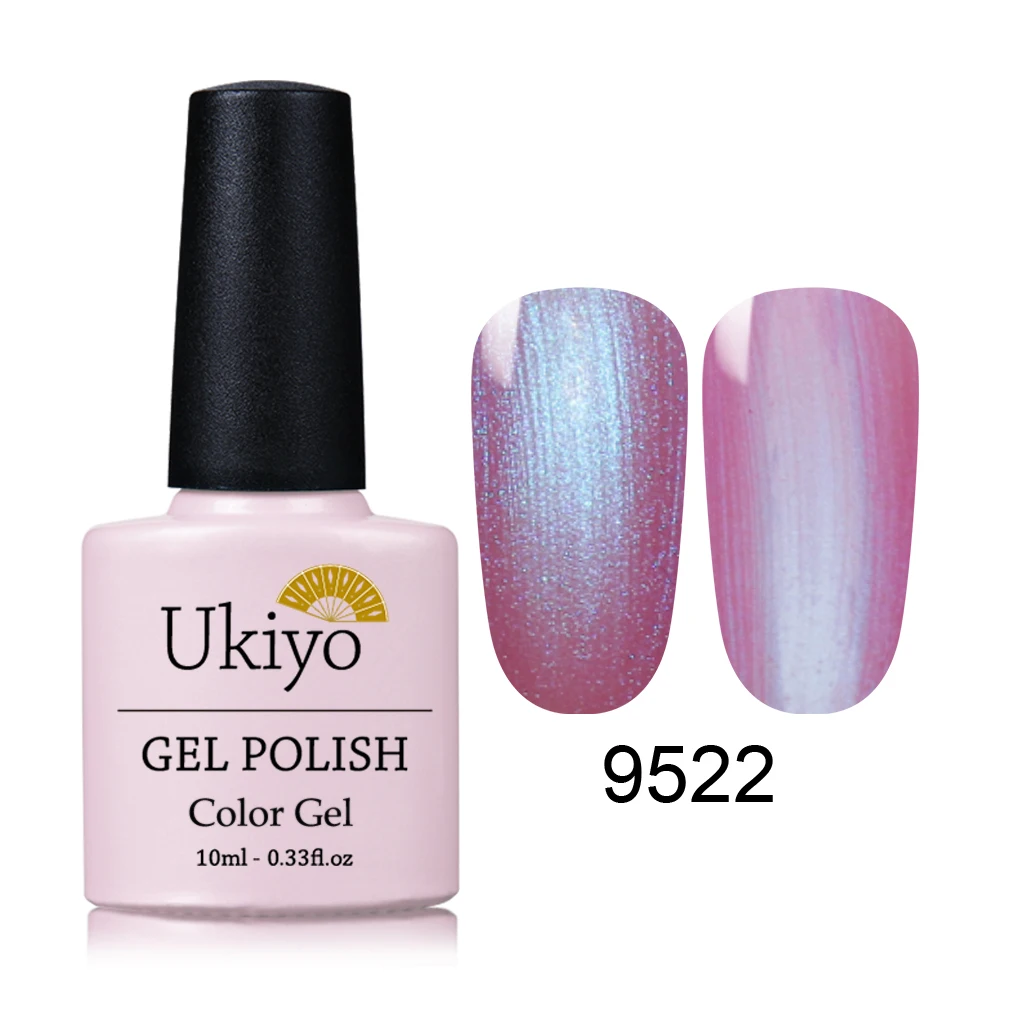 Ukiyo 10 мл оболочка Гель-лак для ногтей УФ-гель для ногтей Гибридный лак Полупостоянный Гель-лак штамп эмаль лаковый лак - Цвет: 9522