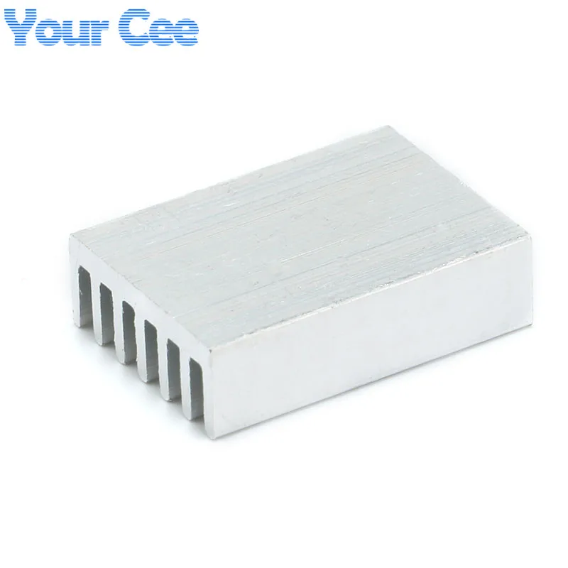 5 шт. алюминиевый радиатор для чипа светодисветодиодный транзистора 20 х14х6 мм|sink