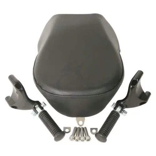 TCMT мотоциклетное ПАССАЖИРСКОЕ СИДЕНЬЕ с задними ножками для Harley Sportster XL 883 1200 07 15
