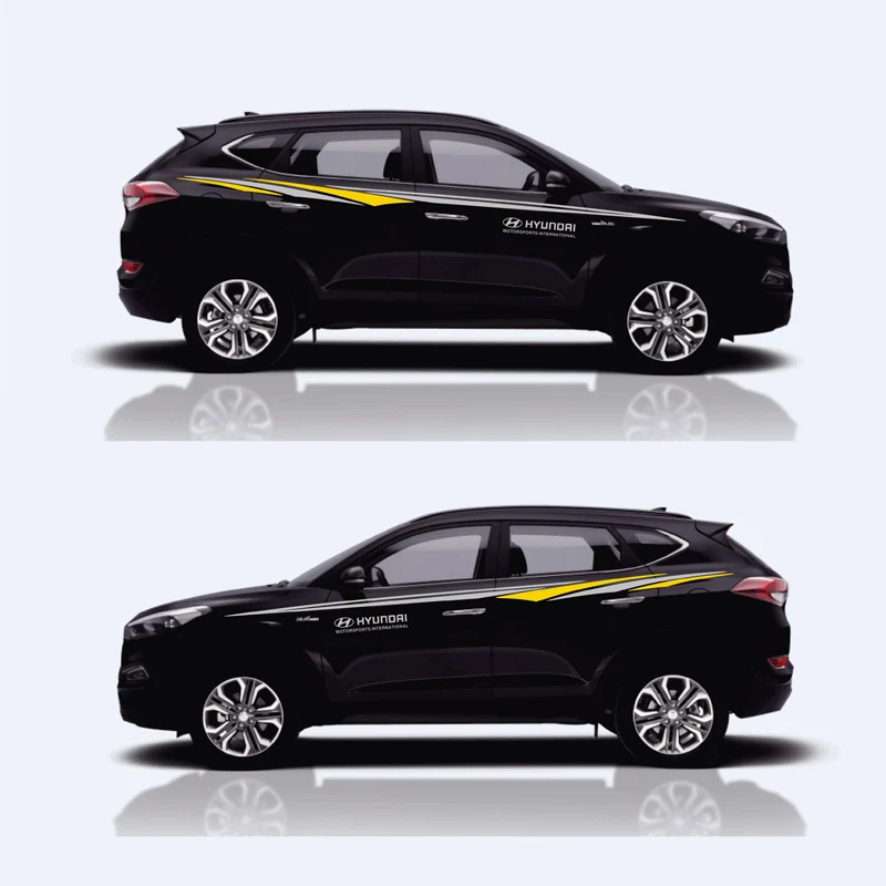 TAIYAO автомобильный Стайлинг спортивный автомобиль наклейка для hyundai SANTAFE IX35 Tucson Mark Levinson автомобильные аксессуары и наклейки Авто Наклейка