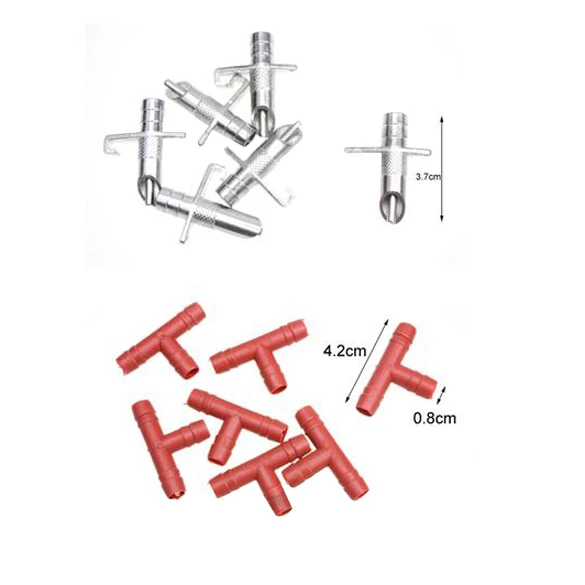 

5/20/25/50Pcs Animal Rabbit Feeder Drinker Water Automatic Nipple Waterer Bunny Rodents Drinking Tools Poultry Feeding Supplies