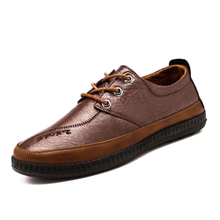 New Soft And Comfortable Men'S Shoes British Style Business &amp Casual Lace-Up Hard-Wearing Anti-Skid Male | Обувь