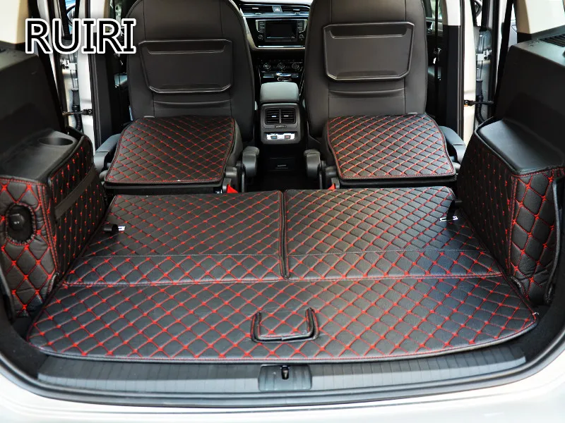 

New & Free shipping! Special trunk mats for Volkswagen Touran 6 seats 2018-2015 durable cargo liner boot carpets for Touran 2016
