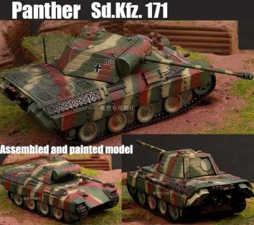 Второй мировой войны немецкая пантера I Sd. Kfz.171 mark 80 1/72 Танк литья под давлением