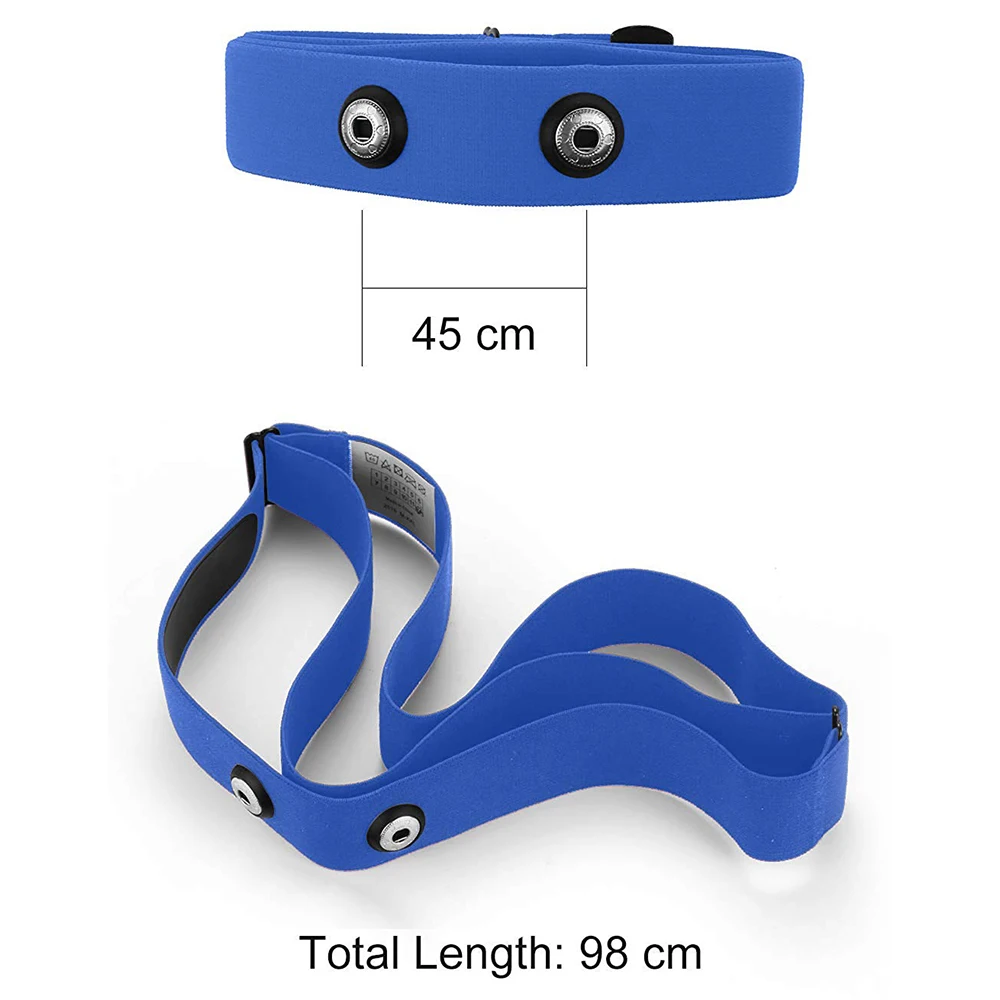 Регулируемые эластичные нагрудные Сменные ленты для ремня для Wahoo, Polar, Garmin, Strava, Zwift