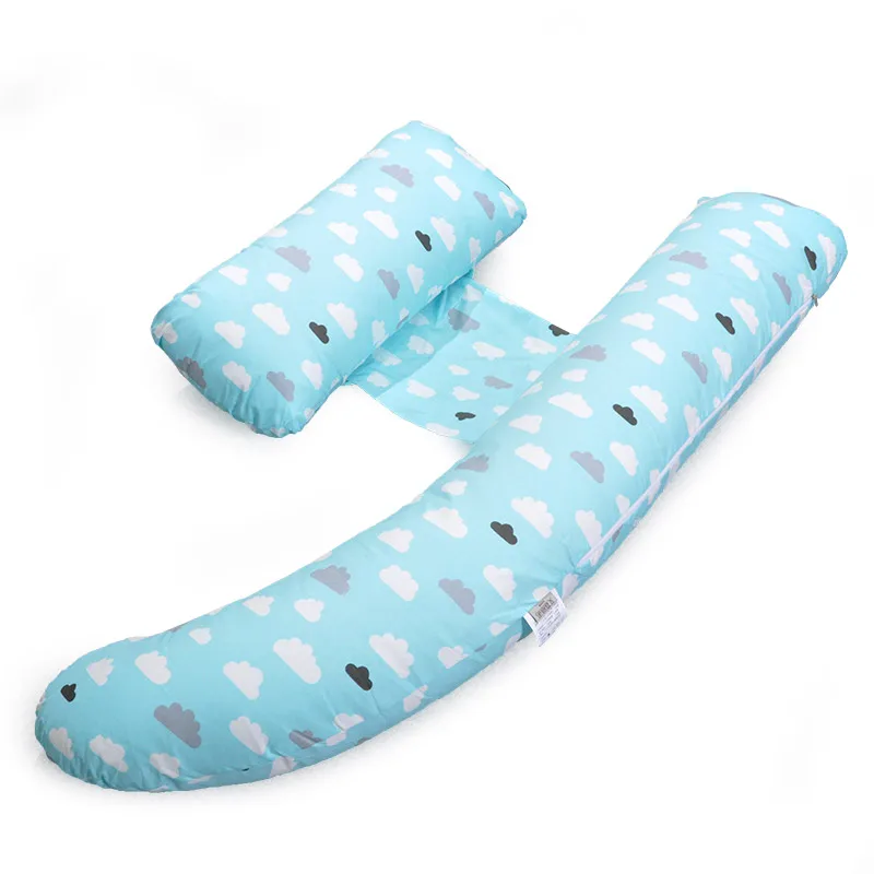 Синяя подушка для тела с облаком набор грудного вскармливания и кормления