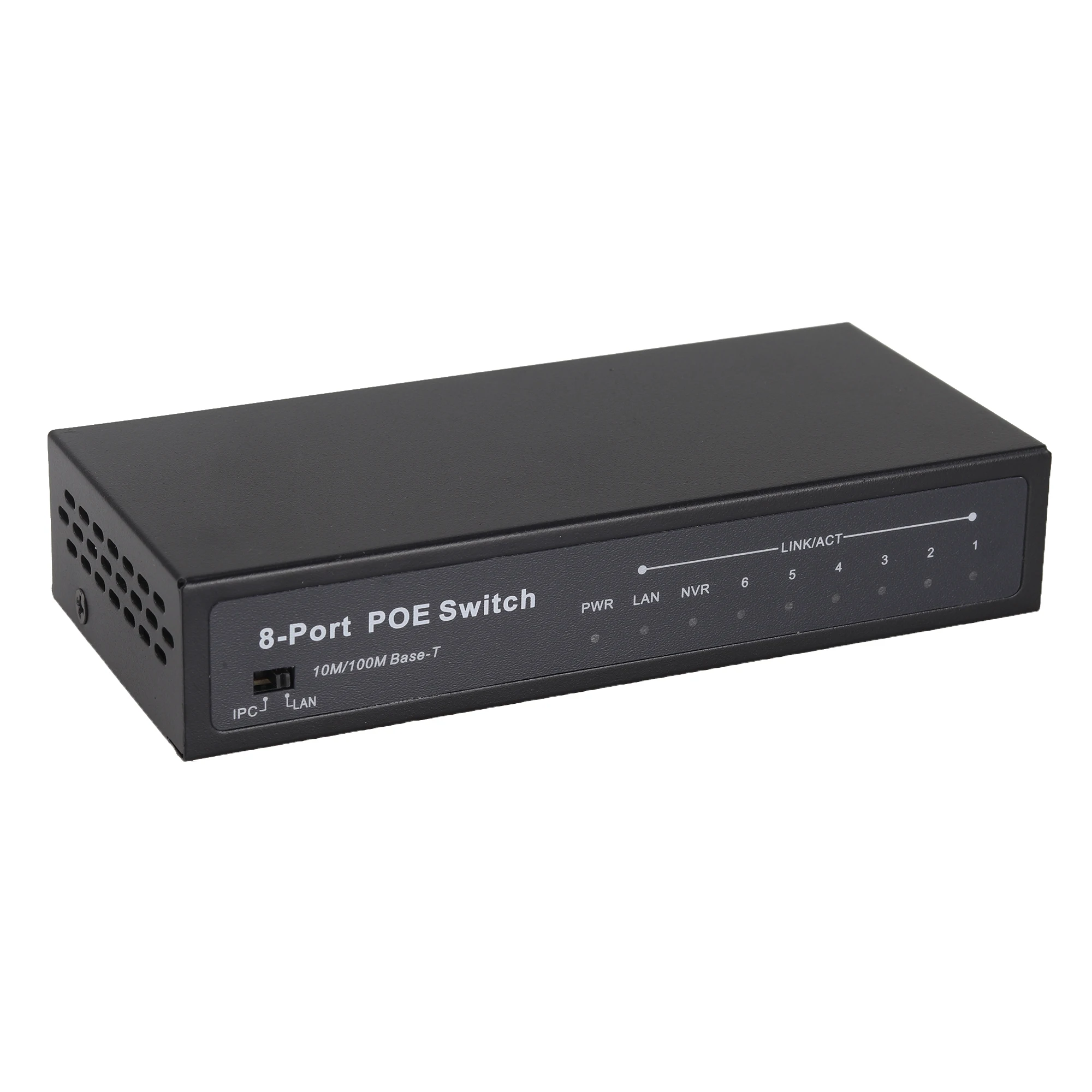 24 В 8 портов POE коммутатор Ethernet 100 Мбит/с сети IP камеры беспроводной AP 6+ 2 сетевые коммутаторы 108 ВТ PoE концентратор