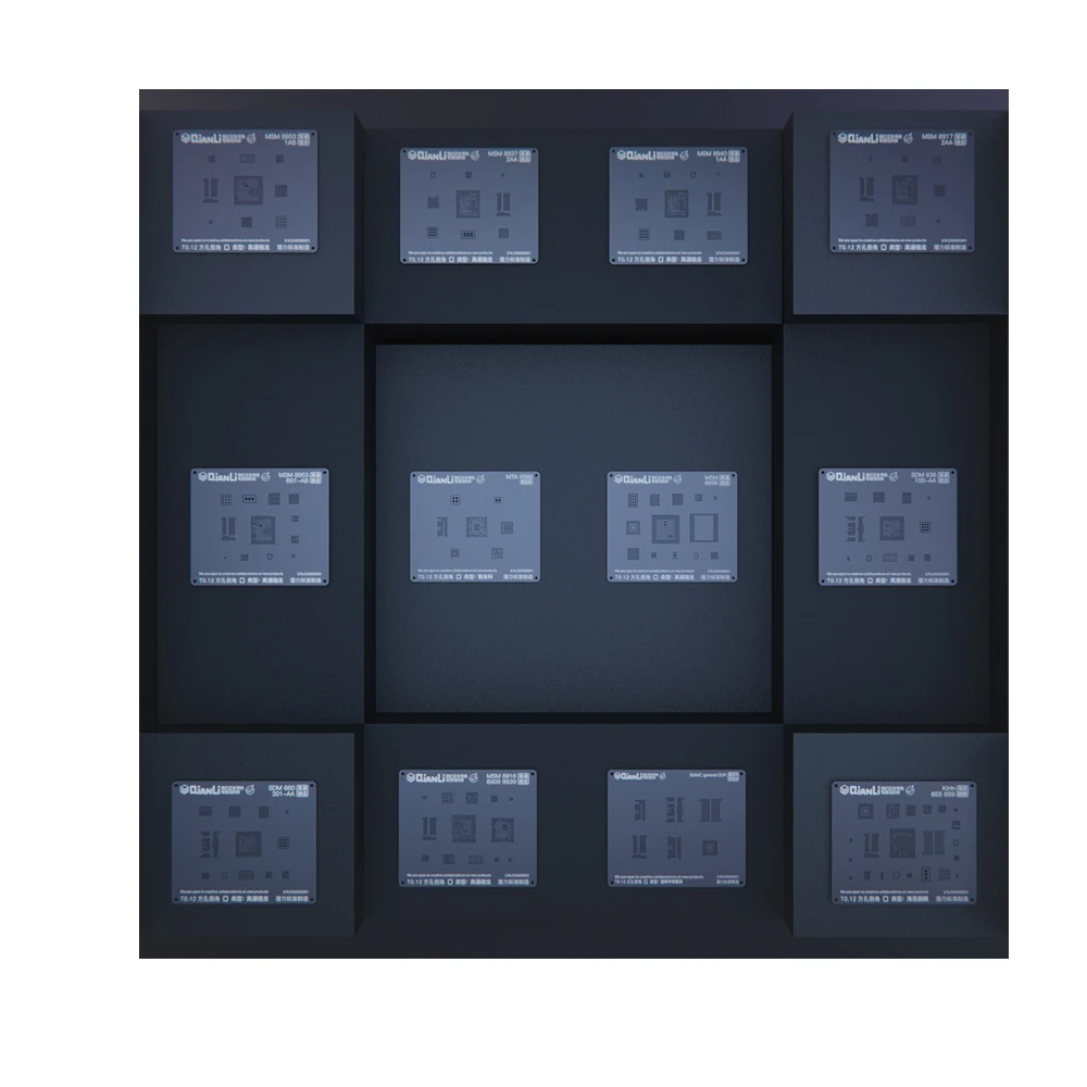 Qianli 3D позиционирование черный трафарет для Android Ремонт мобильных телефонов EMMC DDR