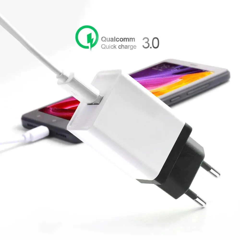 HAWEEL быстрое зарядное устройство с одним входом QC3.0 и USB-портами выходное 3 0 а