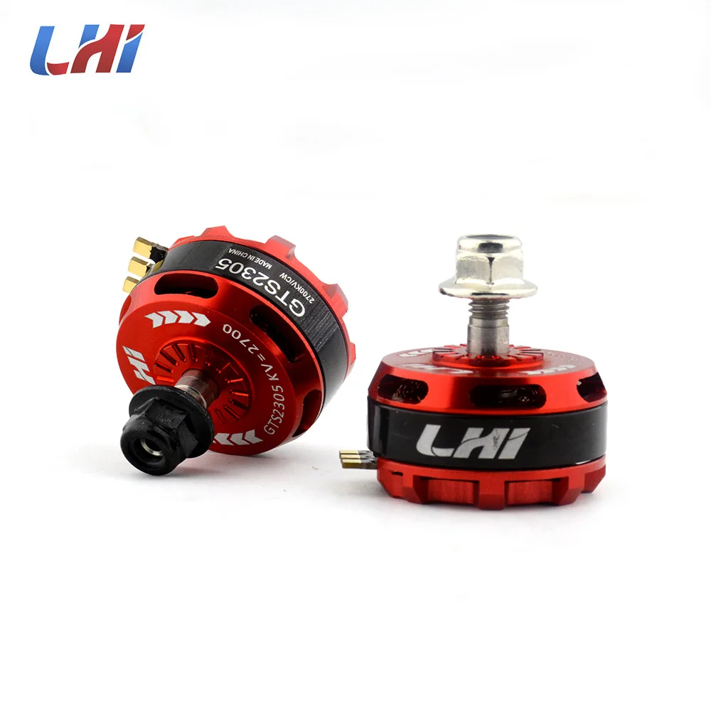 Красный LHI GTS2305 2305 2700kv бесщеточный двигатель 3 5S для QAV X 214 рептилия 220 250 270 FPV