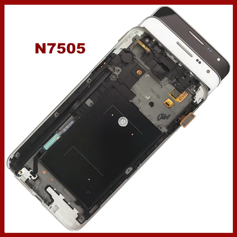 100% протестированный супер AMOLED для Samsung Galaxy N7505 ЖК дисплей Note3 Neo Mini LCD с рамкой экран